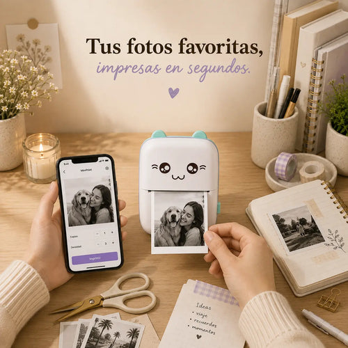MiniPrint™ — Mini Impresora Térmica Portátil