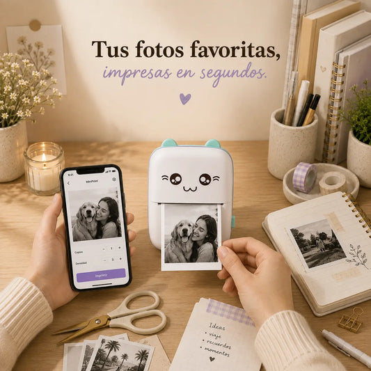 MiniPrint™ — Mini Impresora Térmica Portátil